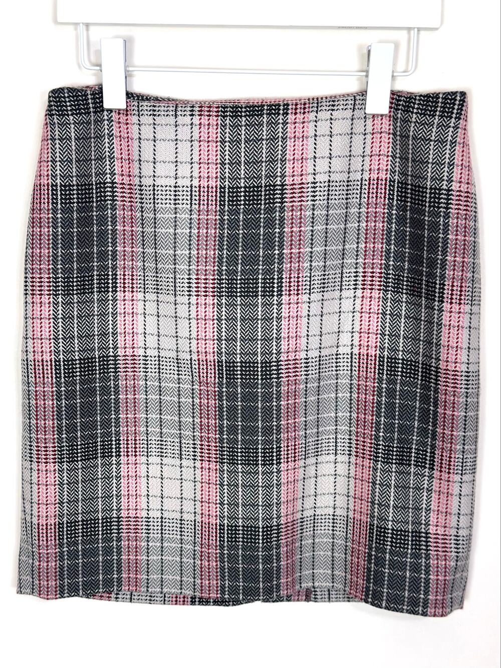 Talbots Plaid Wool Blend Skirt